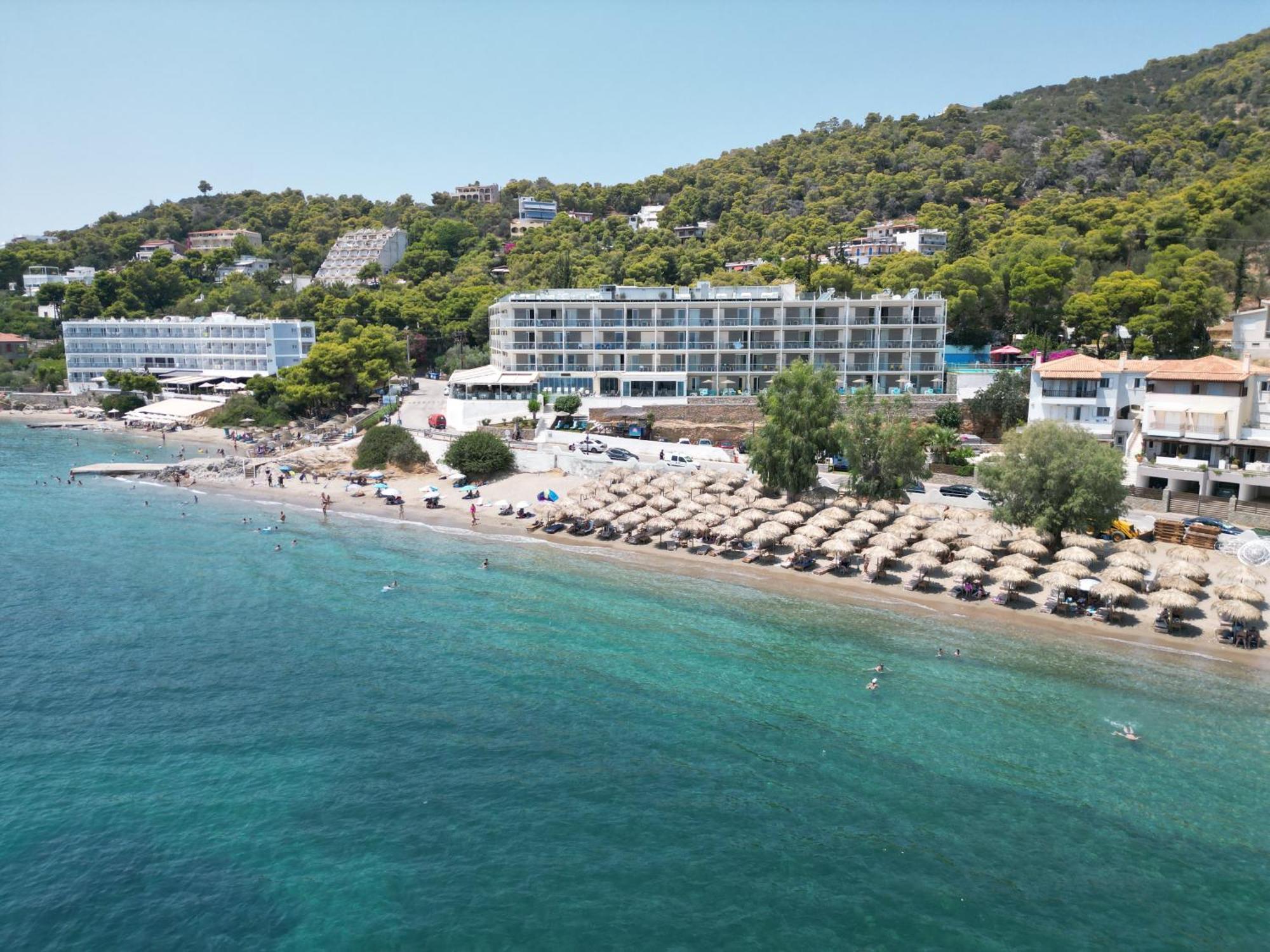 New Aegli Resort Hotel Poros Town Exterior foto