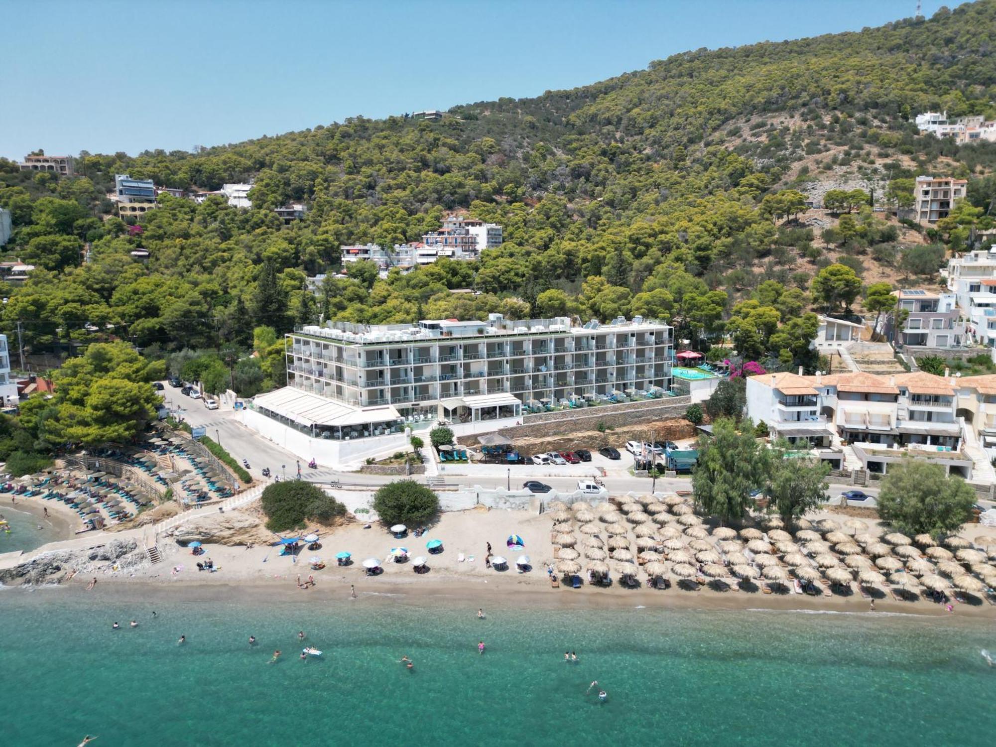 New Aegli Resort Hotel Poros Town Exterior foto