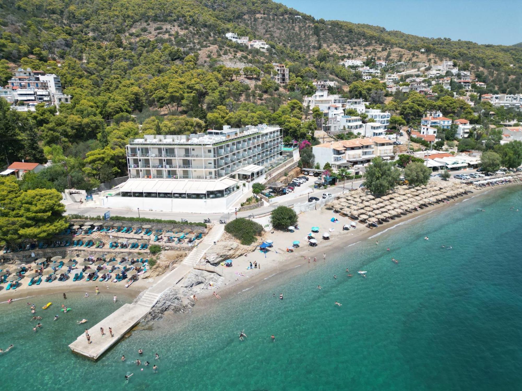 New Aegli Resort Hotel Poros Town Exterior foto